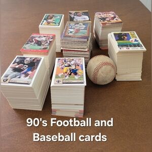 HUGE Lot of 90's Sports Trading Cards Collection Hundreds of Cards